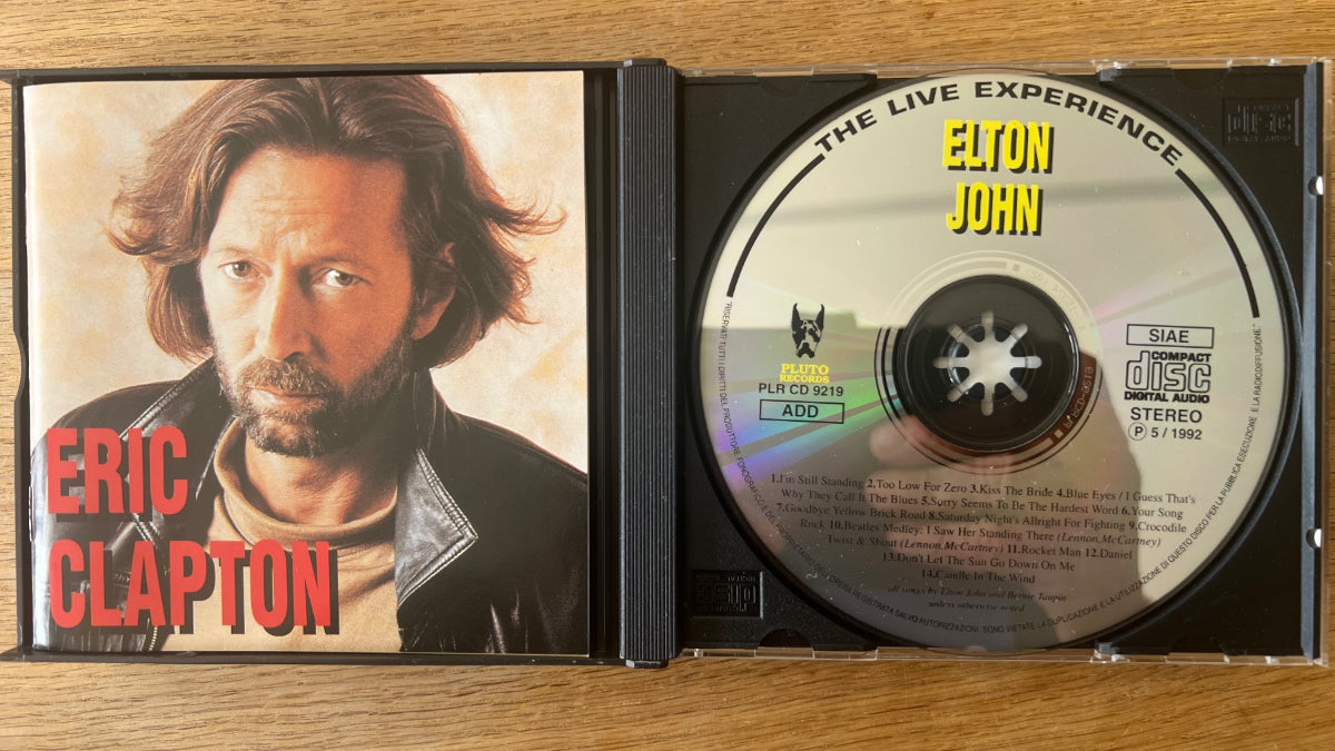 Eric Clapton, Elton John - A Unique Double Bill / 2 CD - Italy-Press. 1992 - (M-/M-)