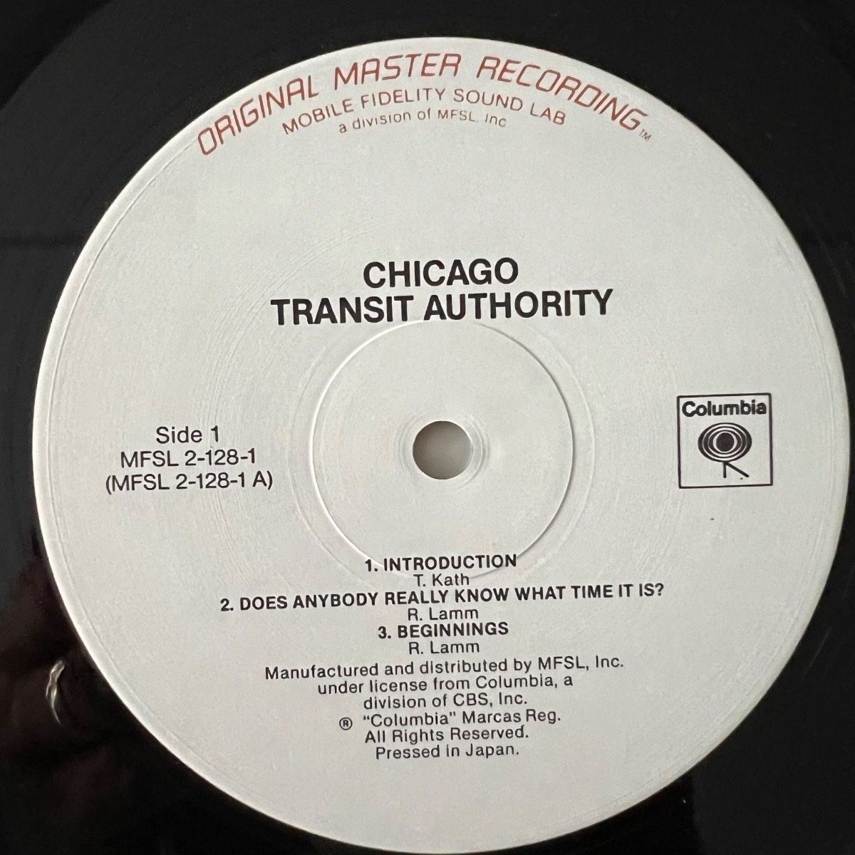 Chicago Transit Authority - Same / Audiophile MFSL 1984 - (M-/M-)