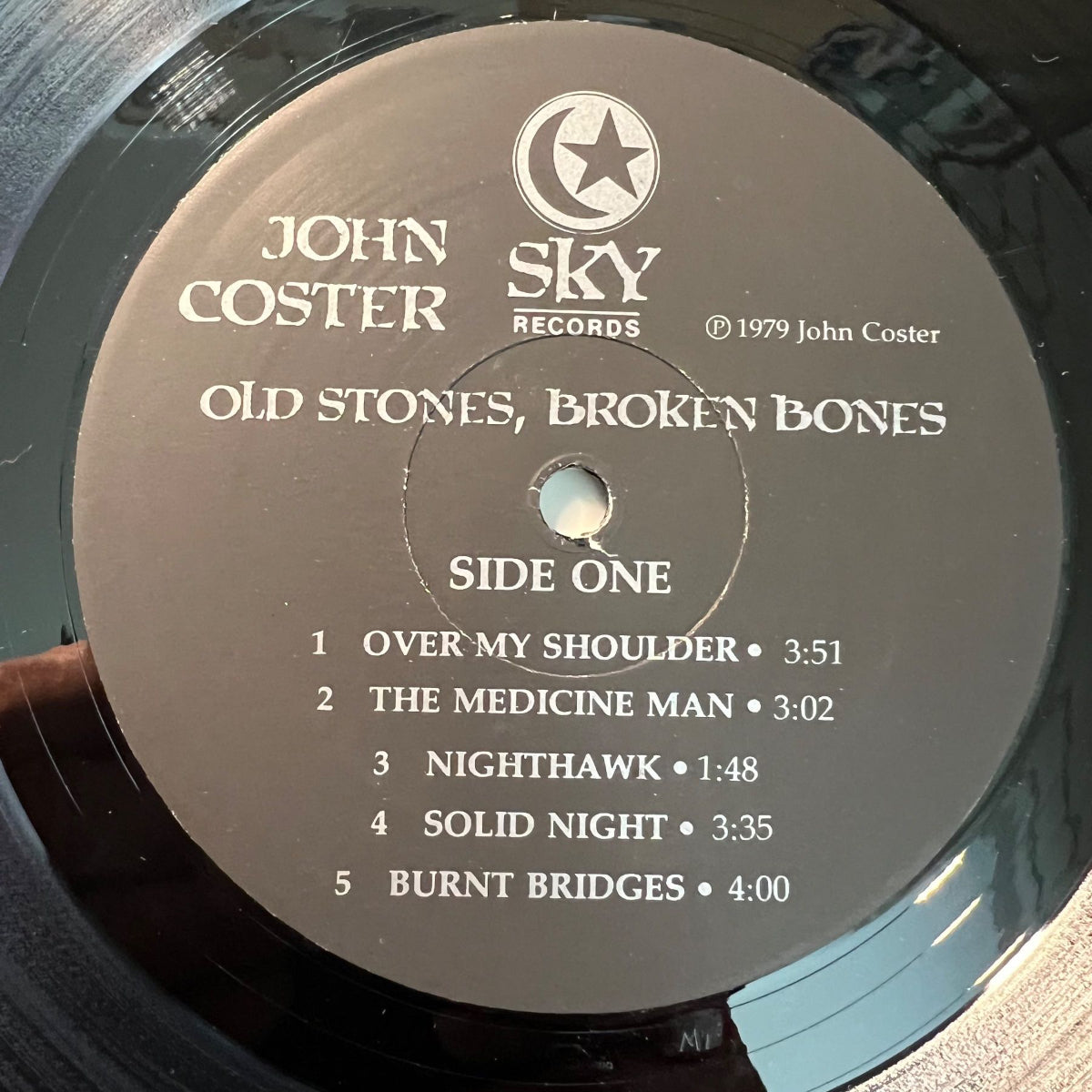 John Coster - Old Stones, Broken Bones / 1. US-Press. 1979 - (M-/VG++)