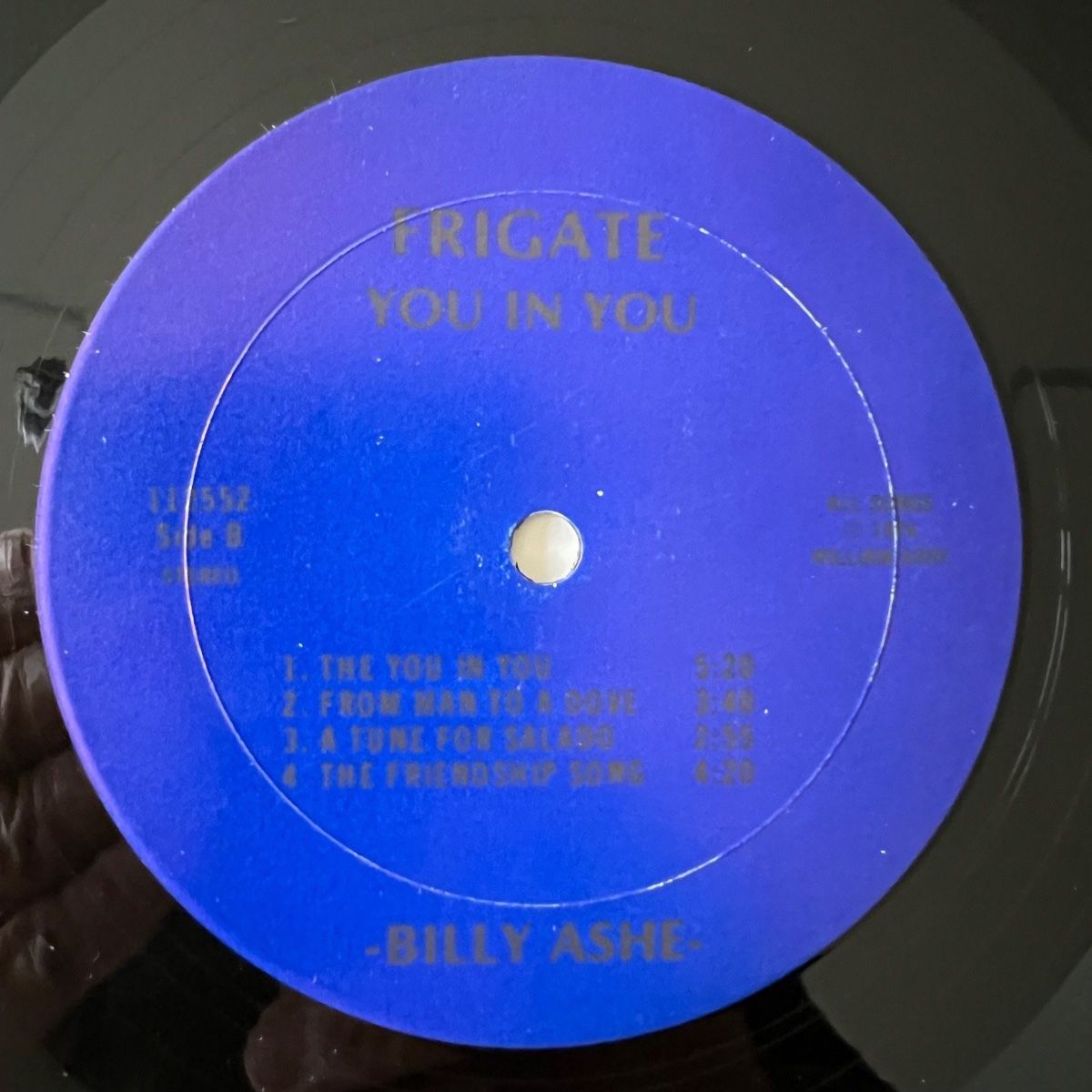 Billy Ashe - You In You / 1re édition américaine. 1974 - (M-/VG++)