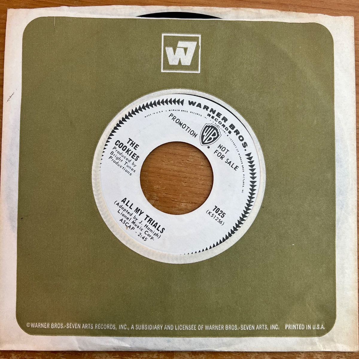 Cookies - Wounded / US-Promo 1967 - (M-/VG+)