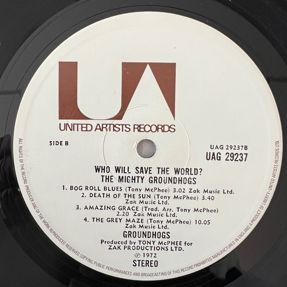 Groundhogs - Who Will Save The World? / 1. UK-Press. 1972 - (VG++/VG++)
