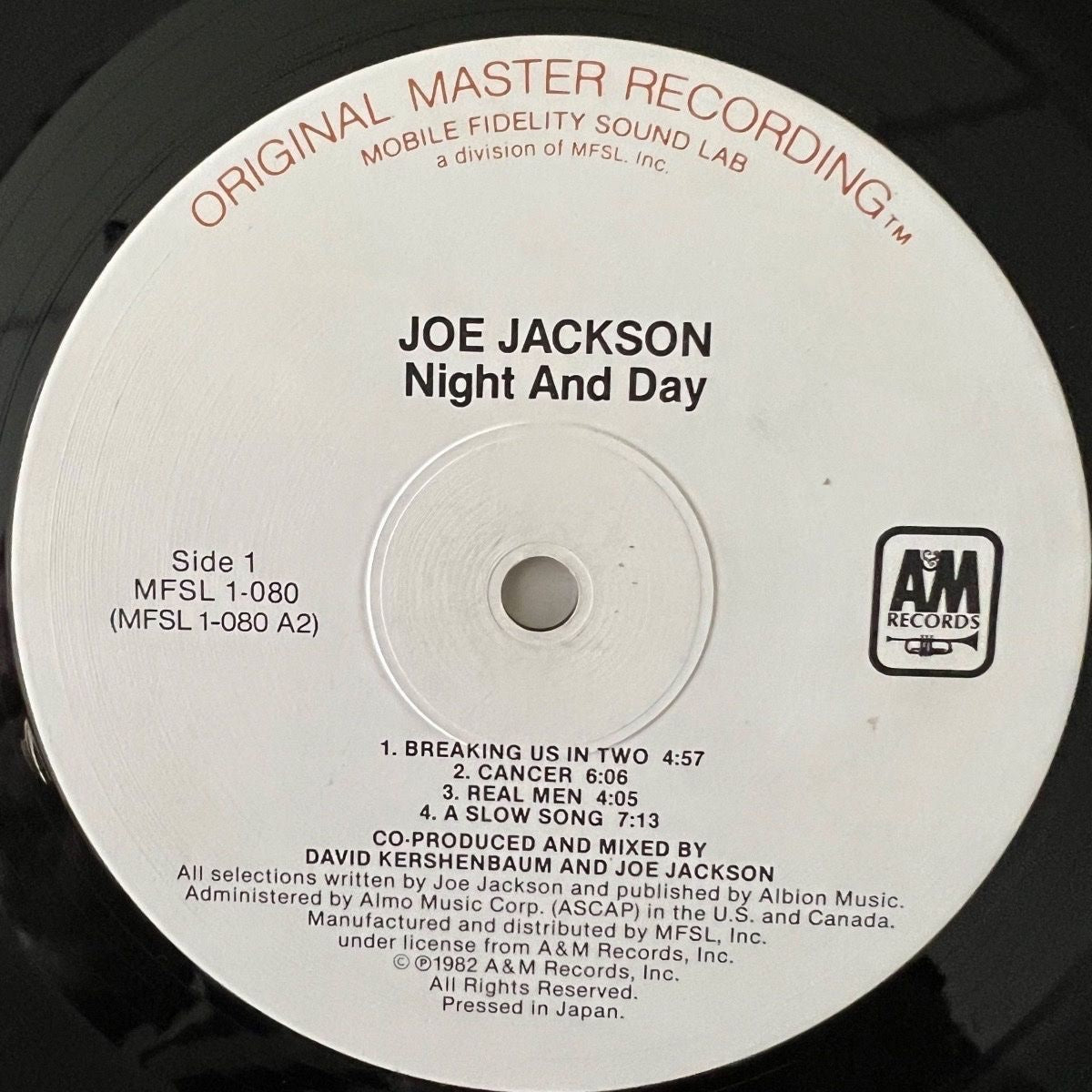 Joe Jackson - Night And Day / Audiophile MFSL 1983 - (M-/VG++)