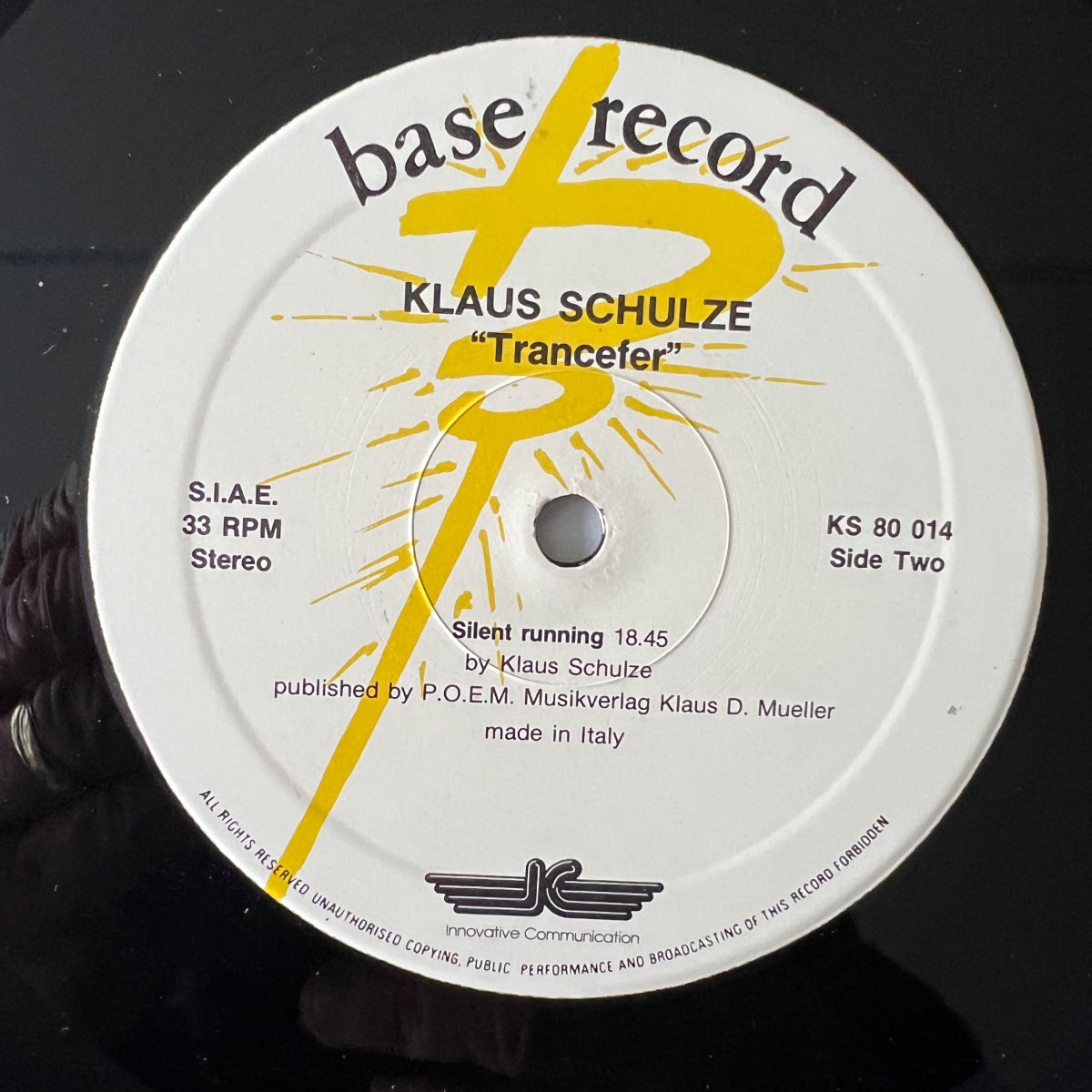 Klaus Schulze - Transfer / . Italy-Press. 1981 - (M-/VG++)
