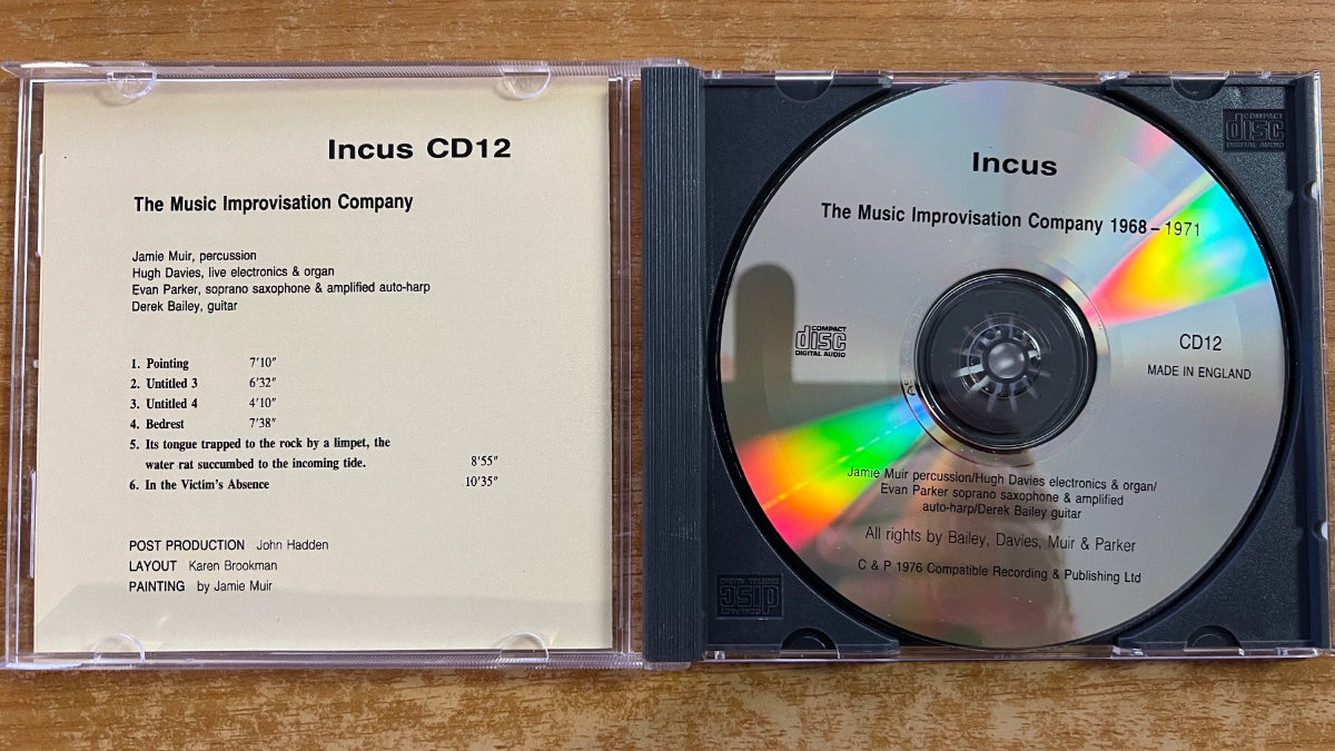 Music Improvisation Company - 1968-1971 / CD - UK Press. 199? - (M-/M-)