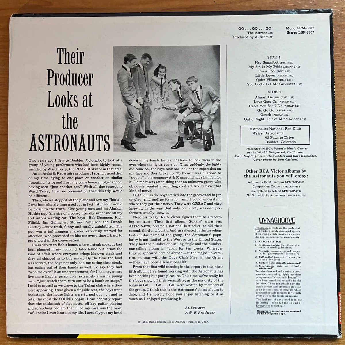 Astronauts - Go...Go...Go !!! / 1. US-Pres. 1965 - Stereo - (M-/VG++)