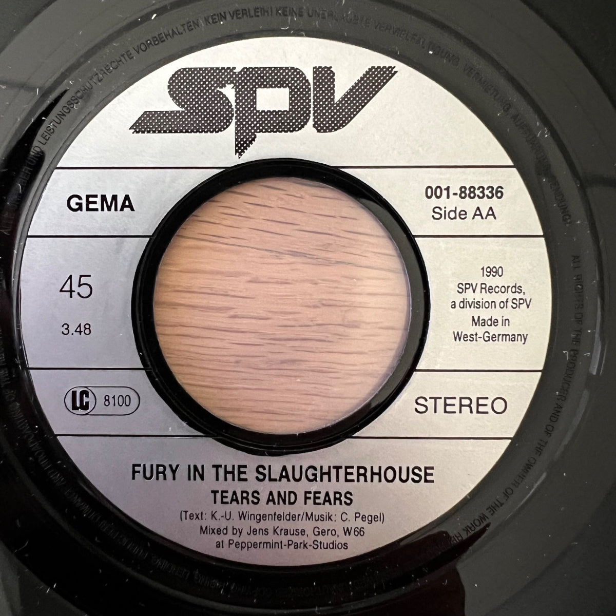 Fury In The Slaughterhouse - One Good Reason / 1. D-Press. 1990 - (VG++/VG+)