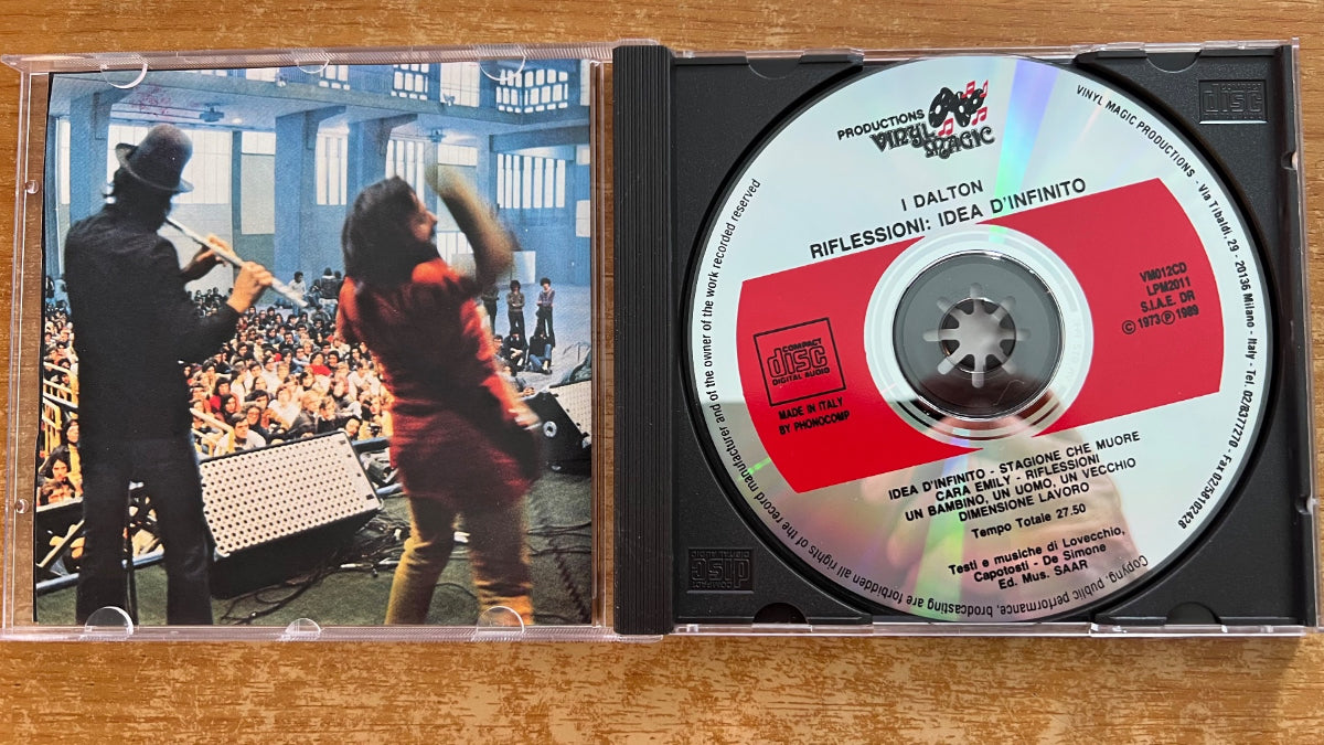 Dalton - Riflessioni: Idea D'Infinito / CD - 1. Italy-Press. 1989 - (M-/M-)