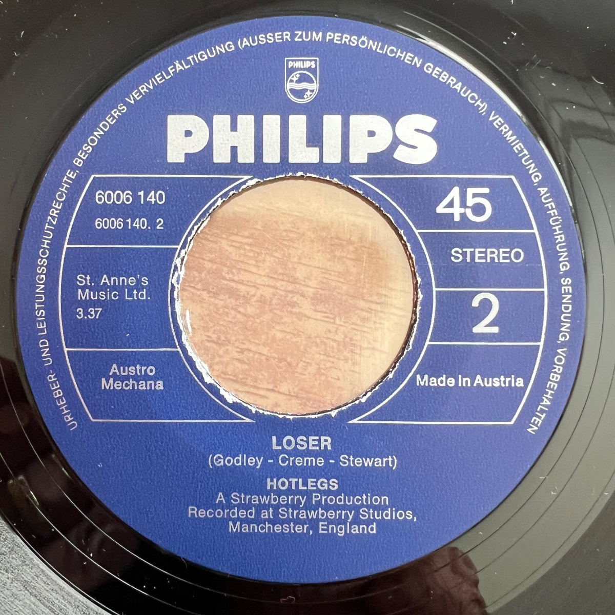 Hotlegs - Lady Sadie / 1. Austria-Press. 1971 - (M-/M-)