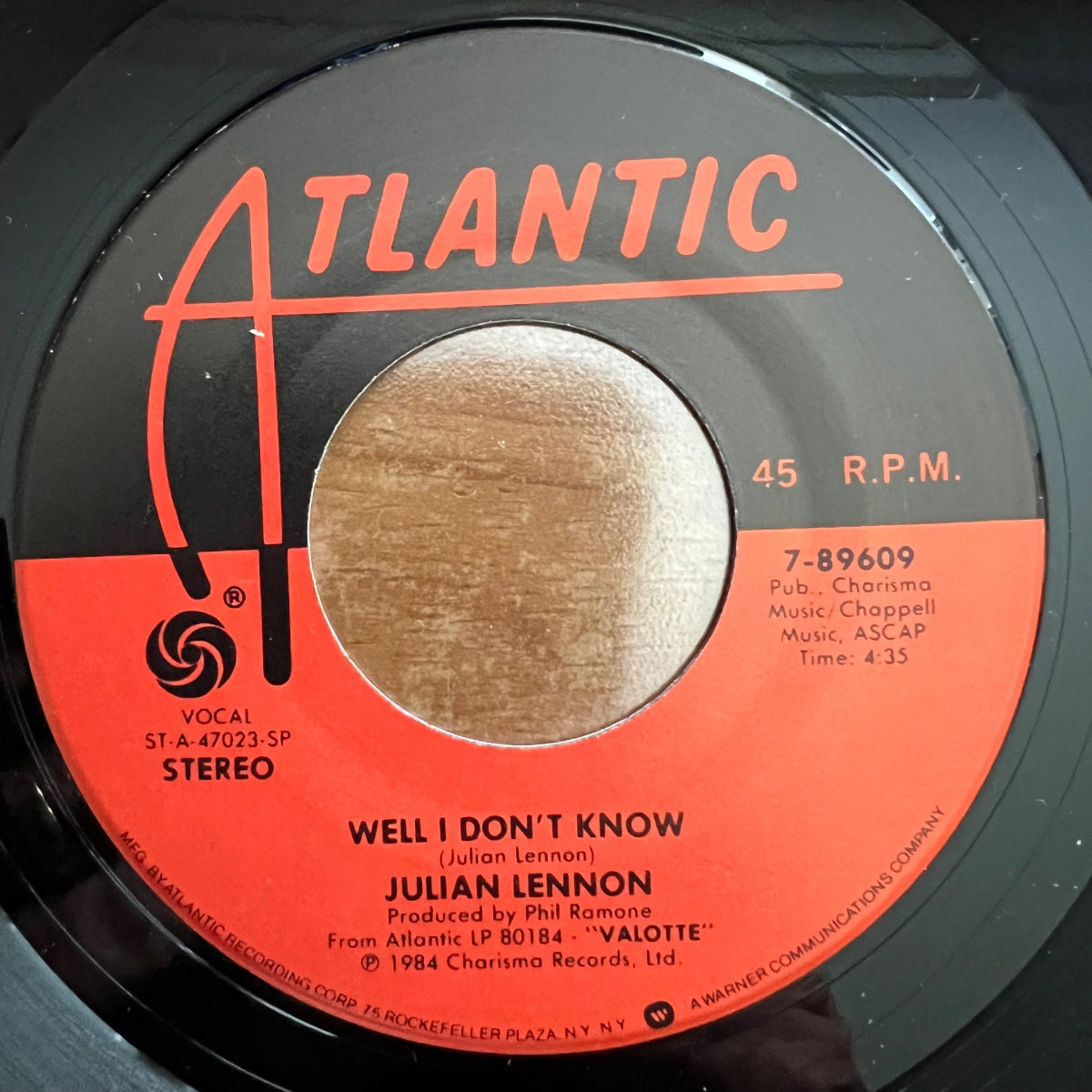 Julian Lennon - Valotte / 1. US-Press. 1984 - (M-/VG++)