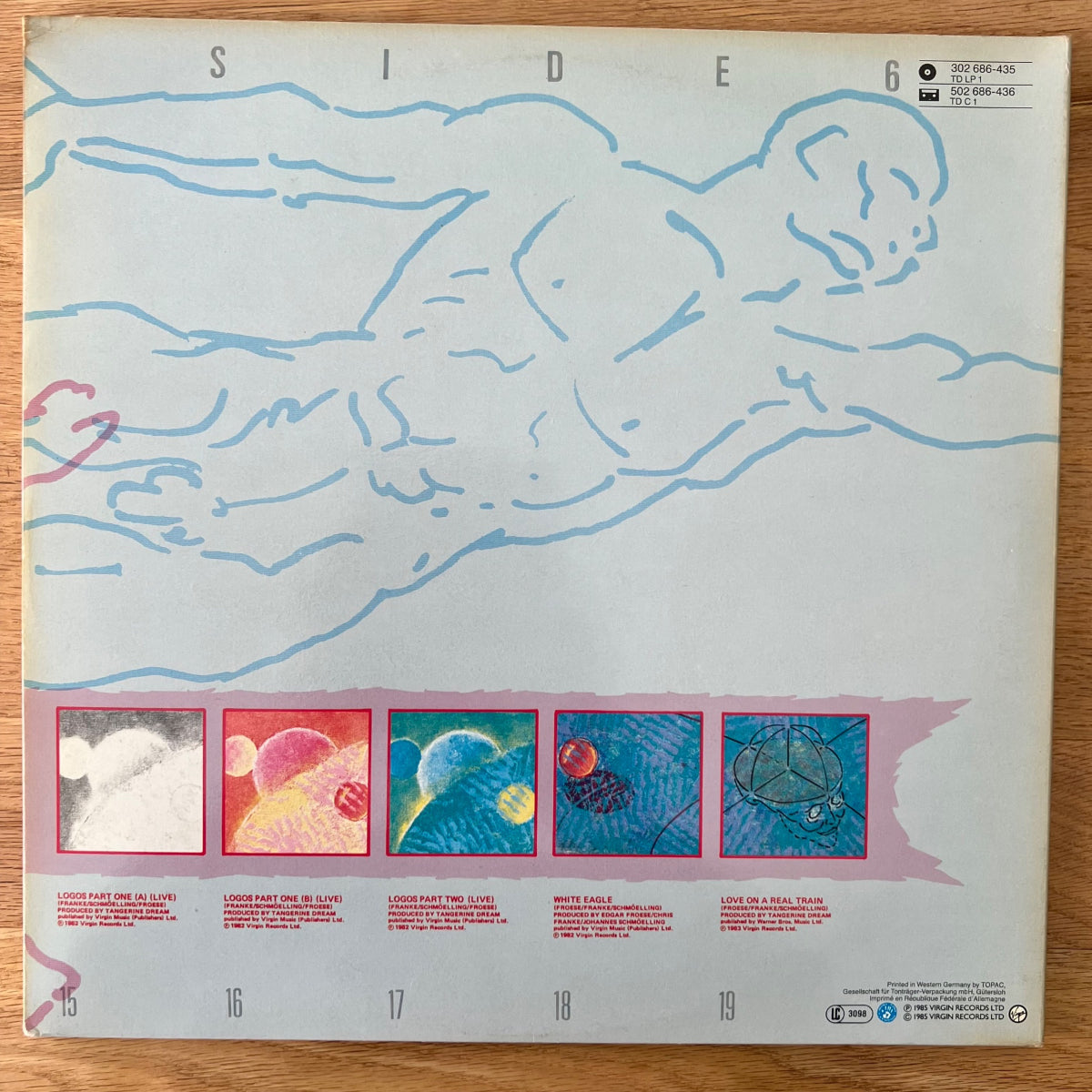 Tangerine Dream - Dream Sequence / 3 LP - 1er D-Press. 1985 - (M-/VG++)