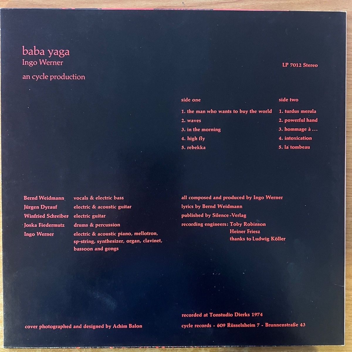 Baba Yaga - Same / 1. D-Press. 1974 - (M-/M-)