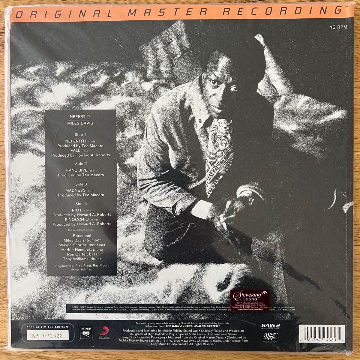 Miles Davis - Nefertiti / 2 LP - Audiophile MFSL 2014 - (Neuf et scellé)
