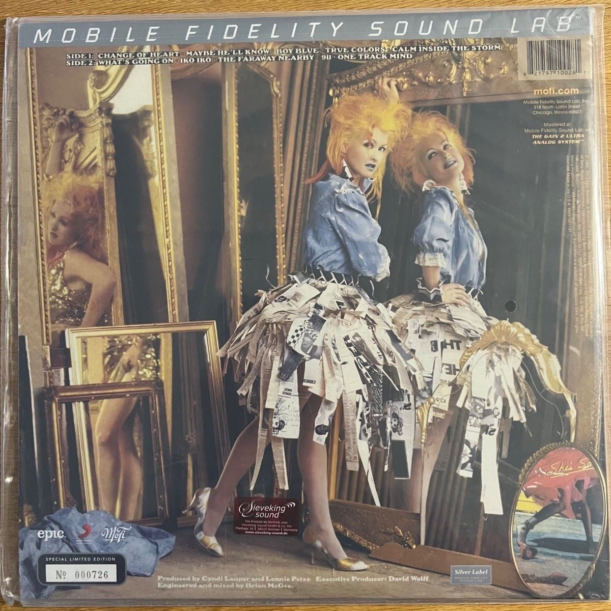 Cyndi Lauper - True Colors / Audiophile MFSL US 2015 - (Mint & Sealed)