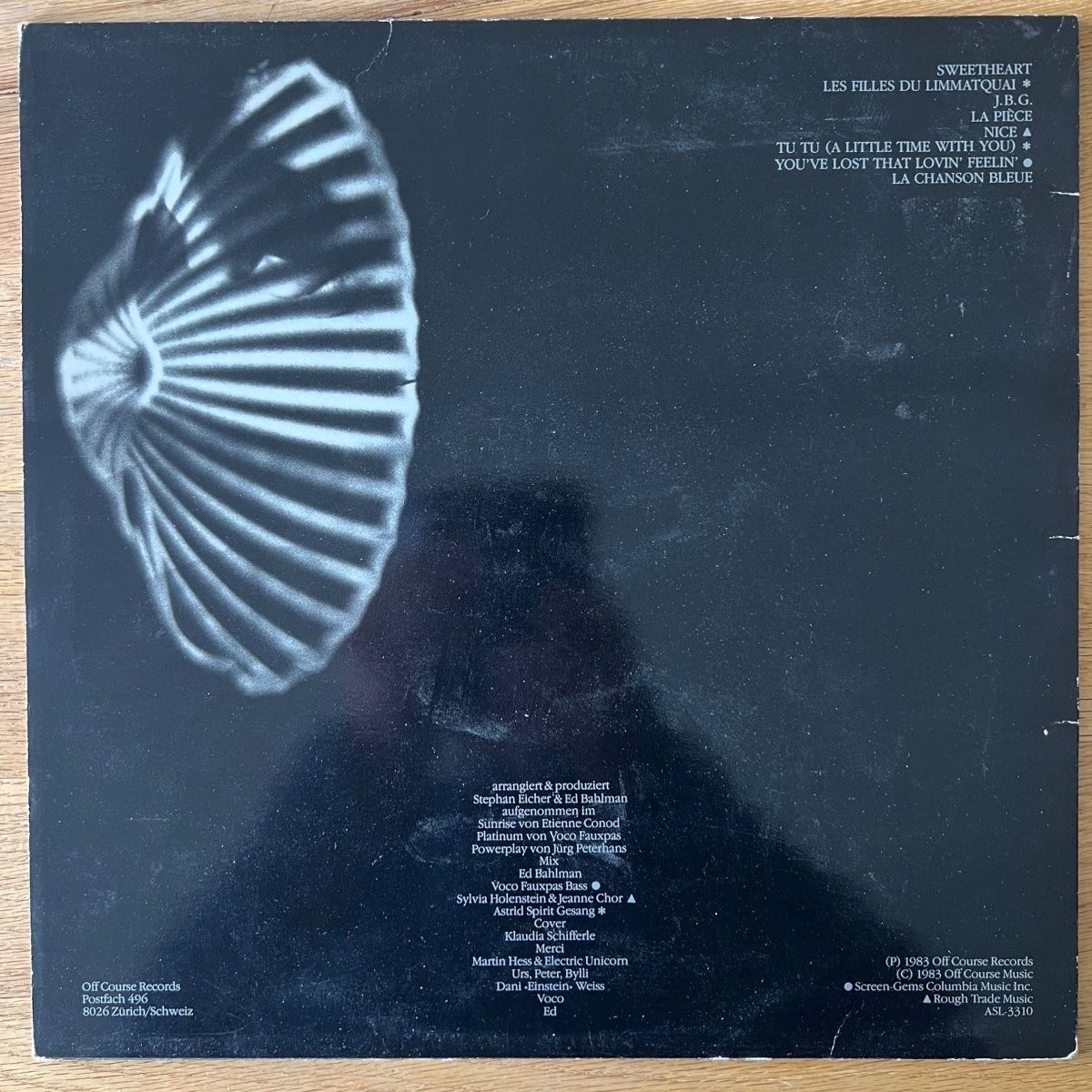Stephan Eicher - Les Chansons Bleues / 1. Swiss-Press. 1983 - (M-/VG+)