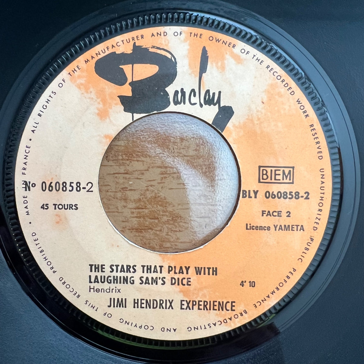 Jimi Hendrix Experience - Burning Of The Midnight Camp / 1st French pressing. 1967 - (VG/Neutral)