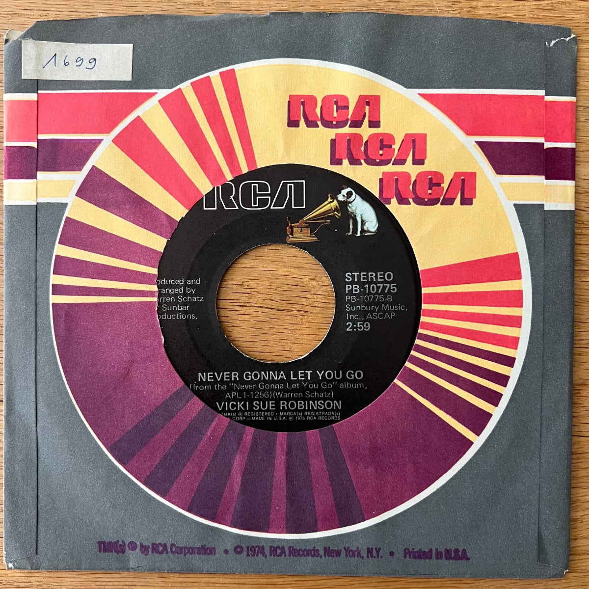 Vicki Sue Robinson - Daylight / 1. US-Press. 1976 - (M-/VG++)
