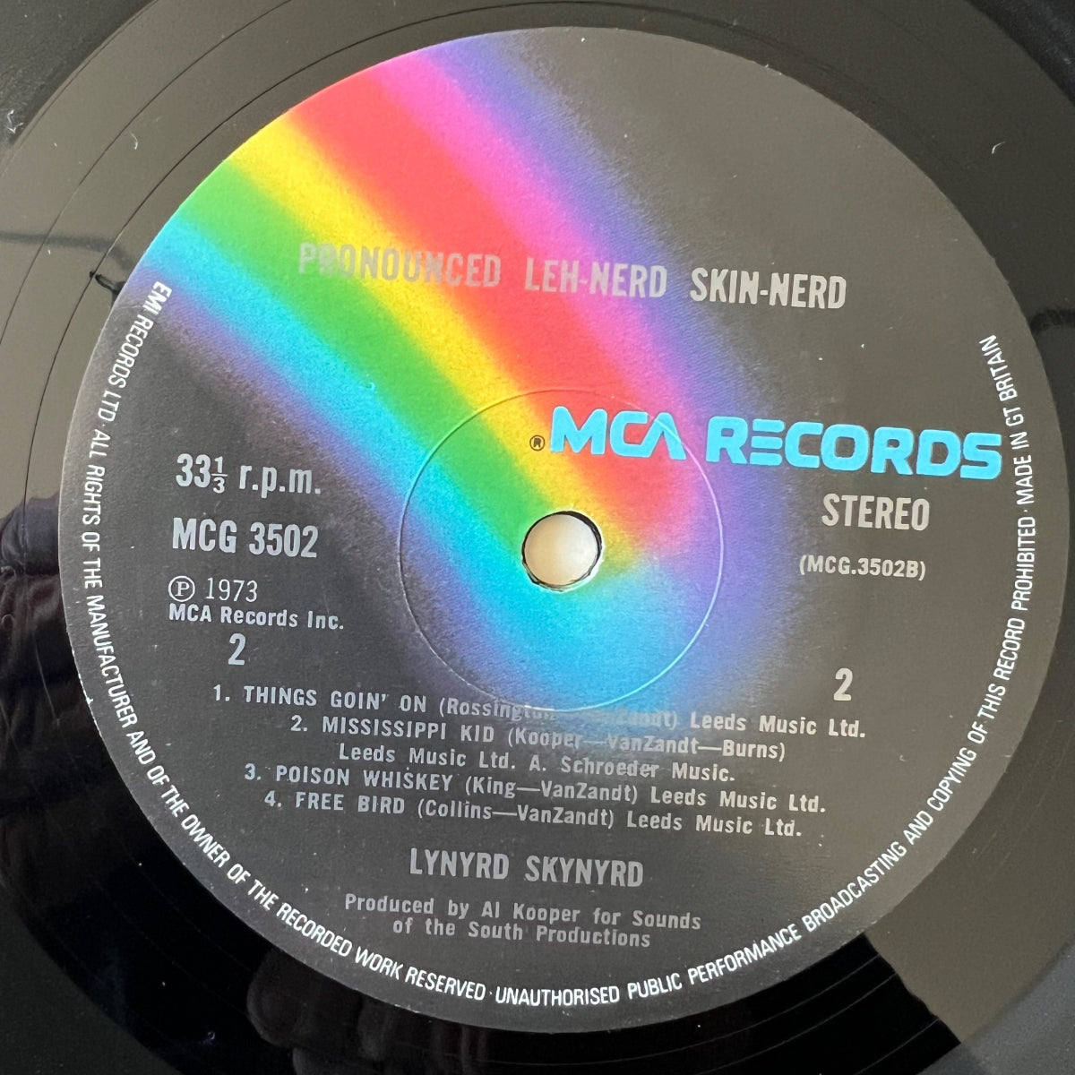 Lynyrd Skynyrd - Pronounced Lee-Nerd Skin-Nerd / 1st UK Press. 1974 - (VG++/VG++)