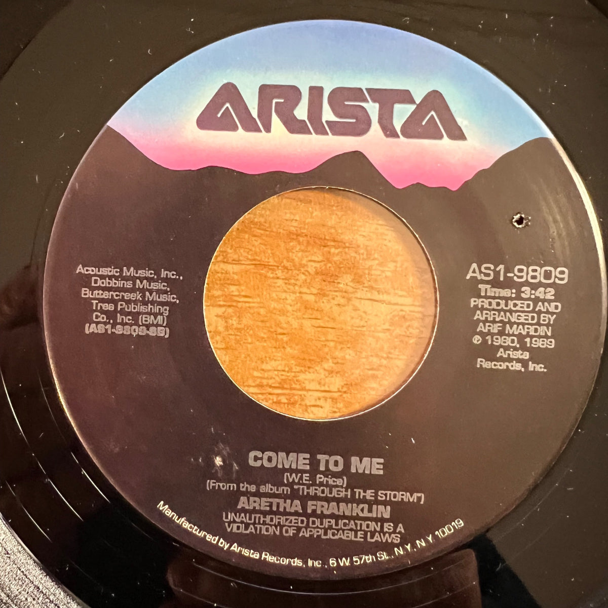 Aretha Franklin & Elton John - Through The Storm / 1. US-Press. 1989 - (M-/M-)
