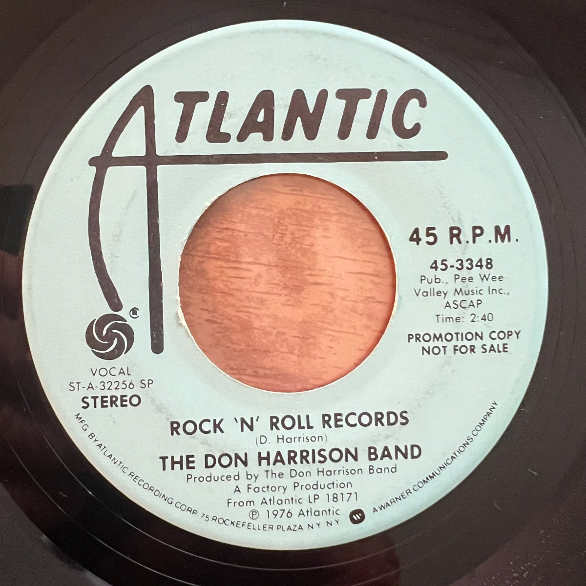 Don Harrison Band - Rock 'N' Roll Records / US-Promo 1976 - (M-/Neutral)