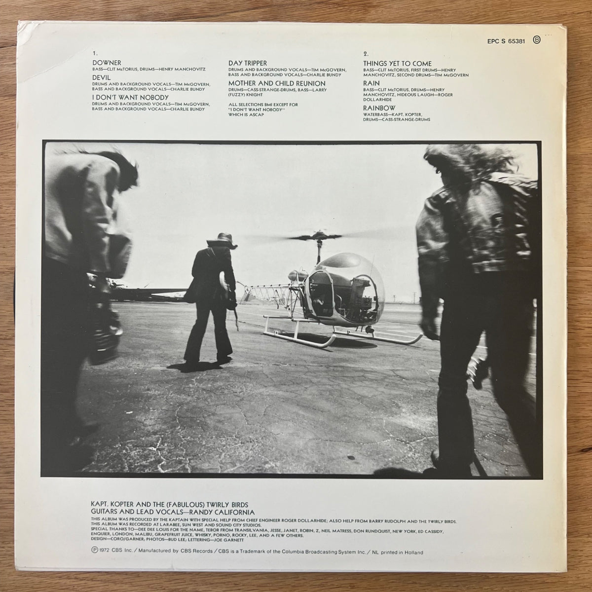 Randy California - Kapt. Kopter And The.. / 1.NL-Press. 1972 - (VG++/VG++)
