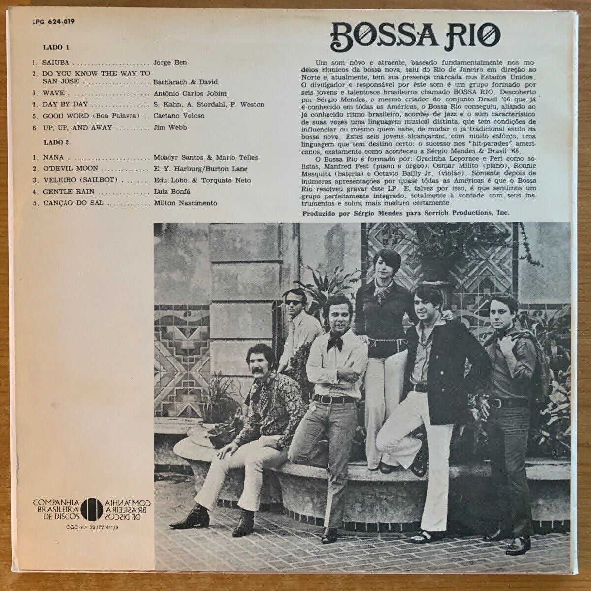 Bossa Rio (Sergio Mendes) - Bossa Rio / 1st Brasil Pres. 1969 - (M-/VG++)