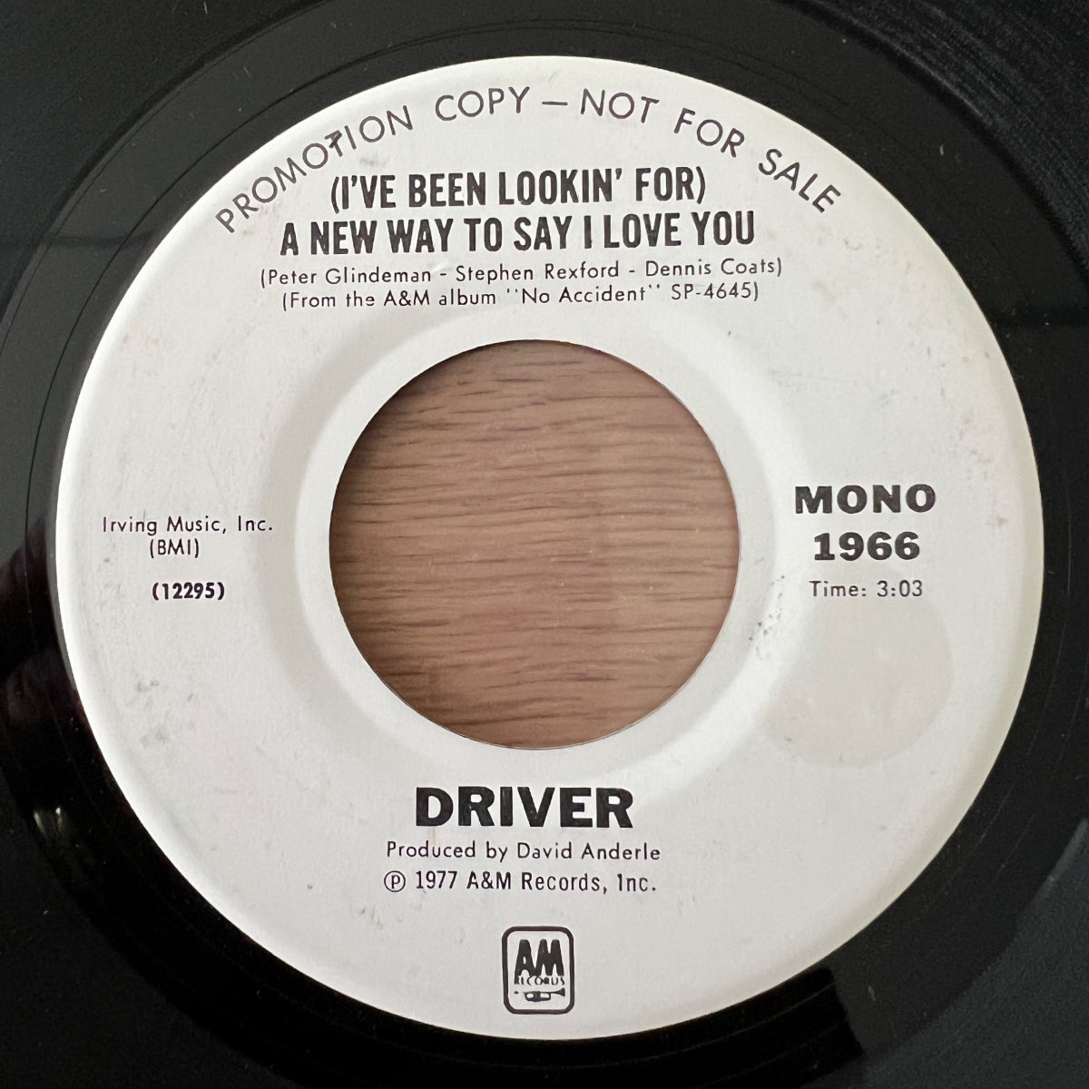 Driver - (I've Been Lookin' For) A New Way To Say / US-Promo 1977 - (VG++/Neutral)