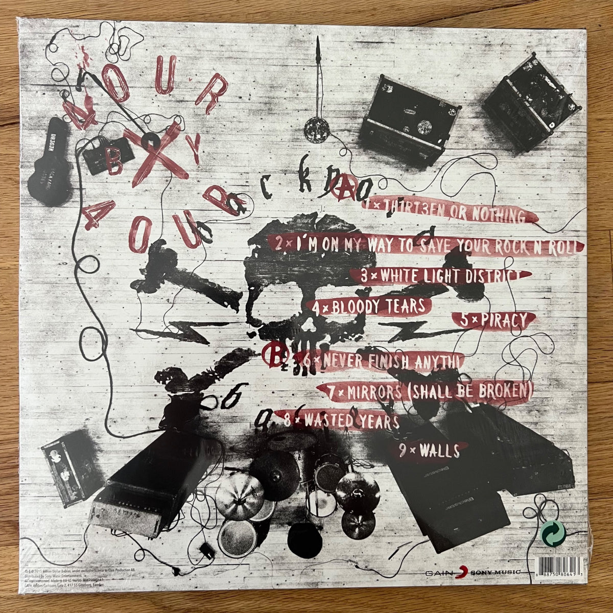 Backyard Babies - Four By Four / 1. EU Press. 2015 - (Mint)