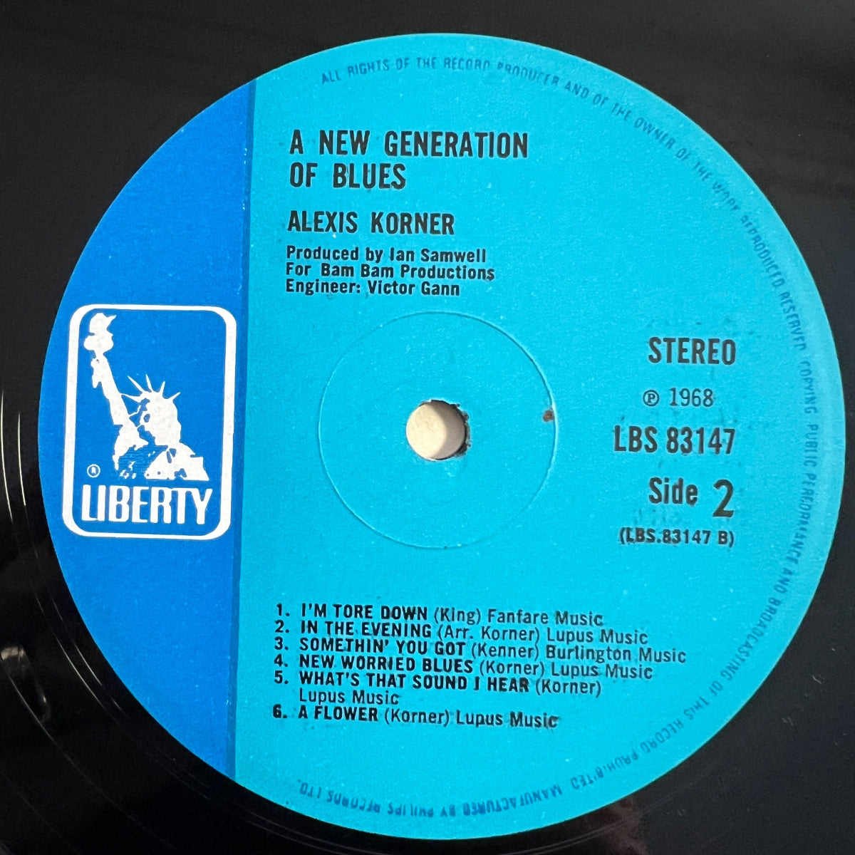 Alexis Korner - A New Generation Of Blues / 1. UK-Press. 1968 - (VG++/VG++)
