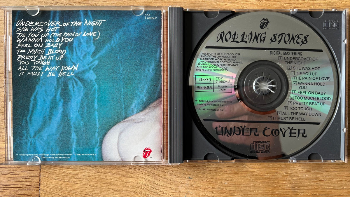 Rolling Stones - Undercover / CD - Pressage japonais. 1983 - (M-/M-)