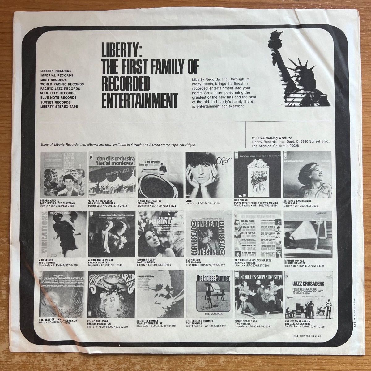 Sidney Bechet - Jazz Classics Vol. 1 / US - Blue Note - (M-/VG+)