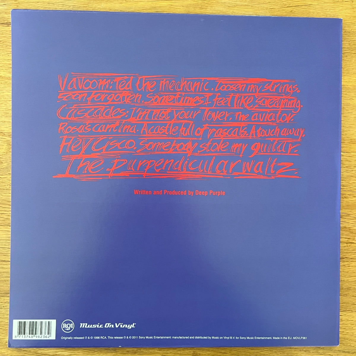 Deep Purple - Purpendicular / 2 LP - 1er pressage. sur vinyle 2011 - (Mint/Mint)