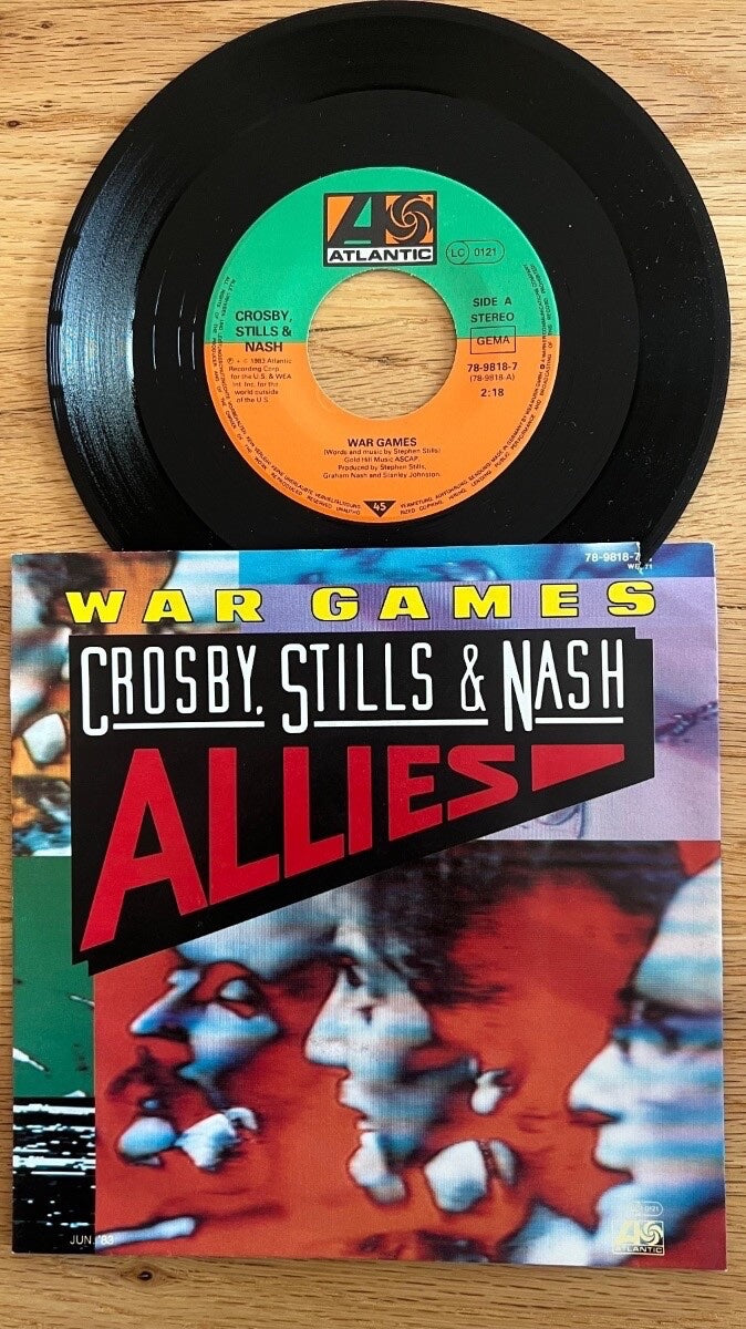 Crosby, Stills & Nash - War Games / 1. D-Press. 1983 - (M-/VG++)