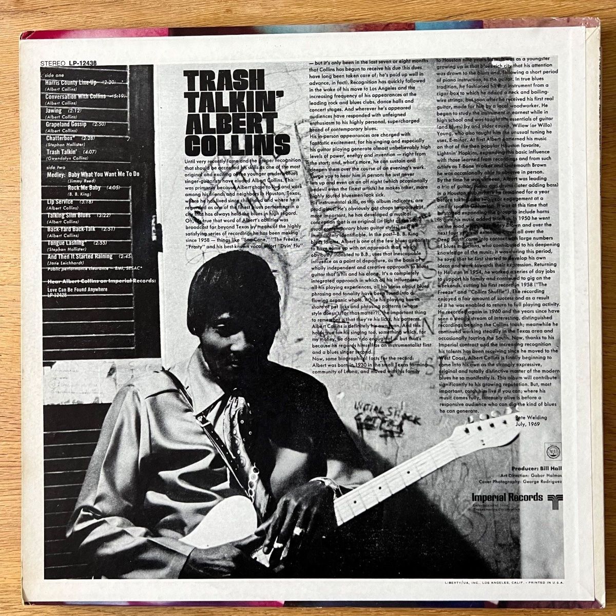 Albert Collins - Trash Talkin' / 1. US-Press. 1969 - (M-/VG++)