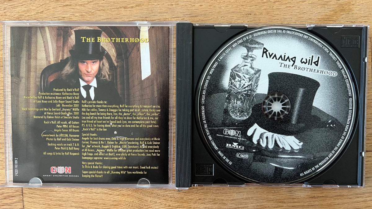 Running Wild - The Brotherhood / CD - 1st EU Press. 2002 - (M-/M-)
