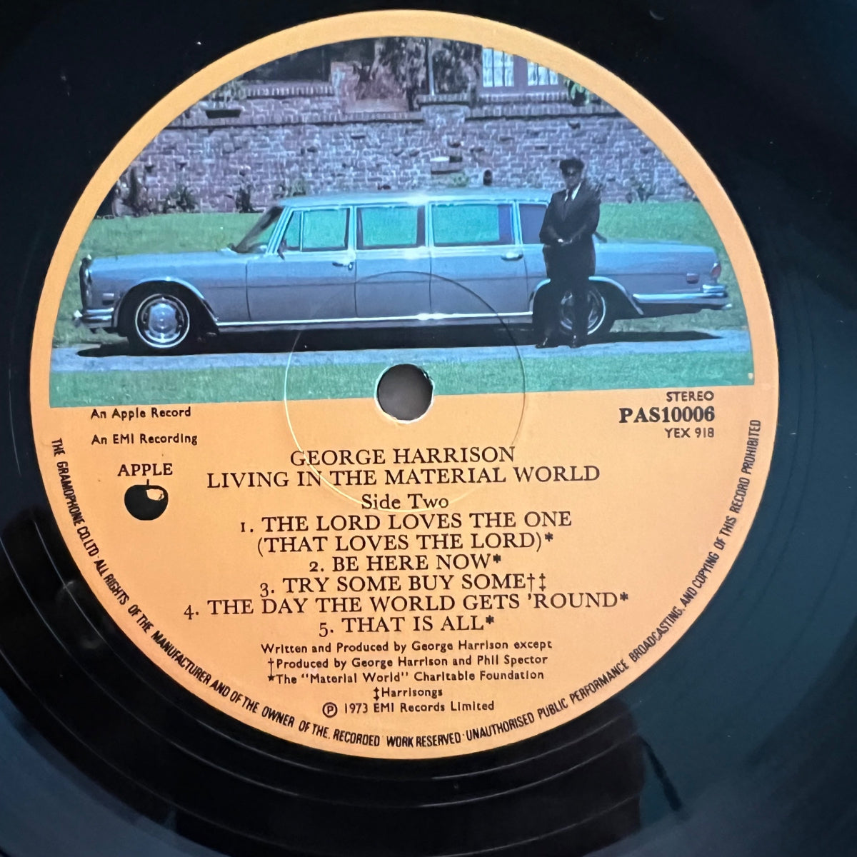 George Harrison - Living In The Material World / 1. UK-Press. 1973 - (M-/M-)