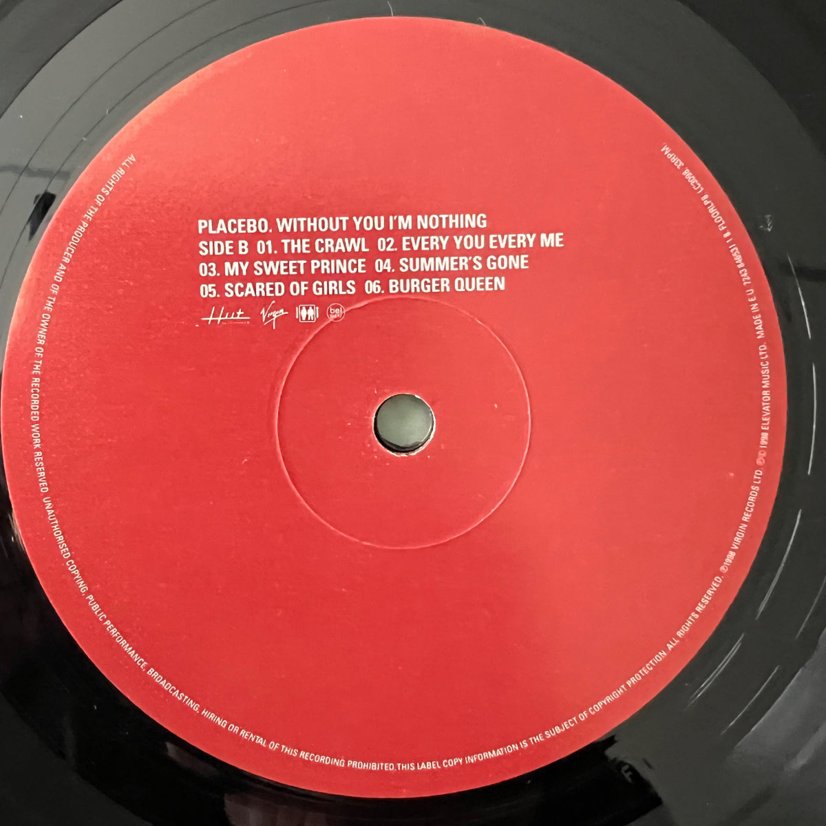 Placebo - Without You I'm Nothing / 1. EU-Press. 1998 - (M-/M-)