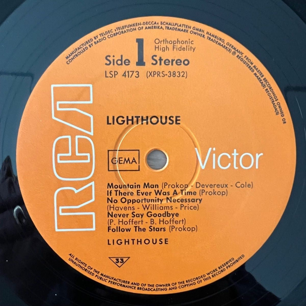 Lighthouse - Same / 1. D-Press. 1969 - (M-/VG++)