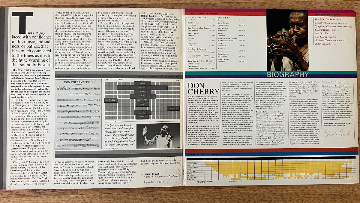 Don Cherry - Idem / 1re presse américaine. 1977 - (M-/VG++)