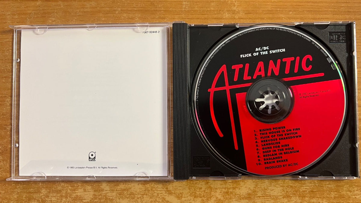 AC/DC - Flick Of The Switch / CD - D-Press. 1994 - (M-/M-)