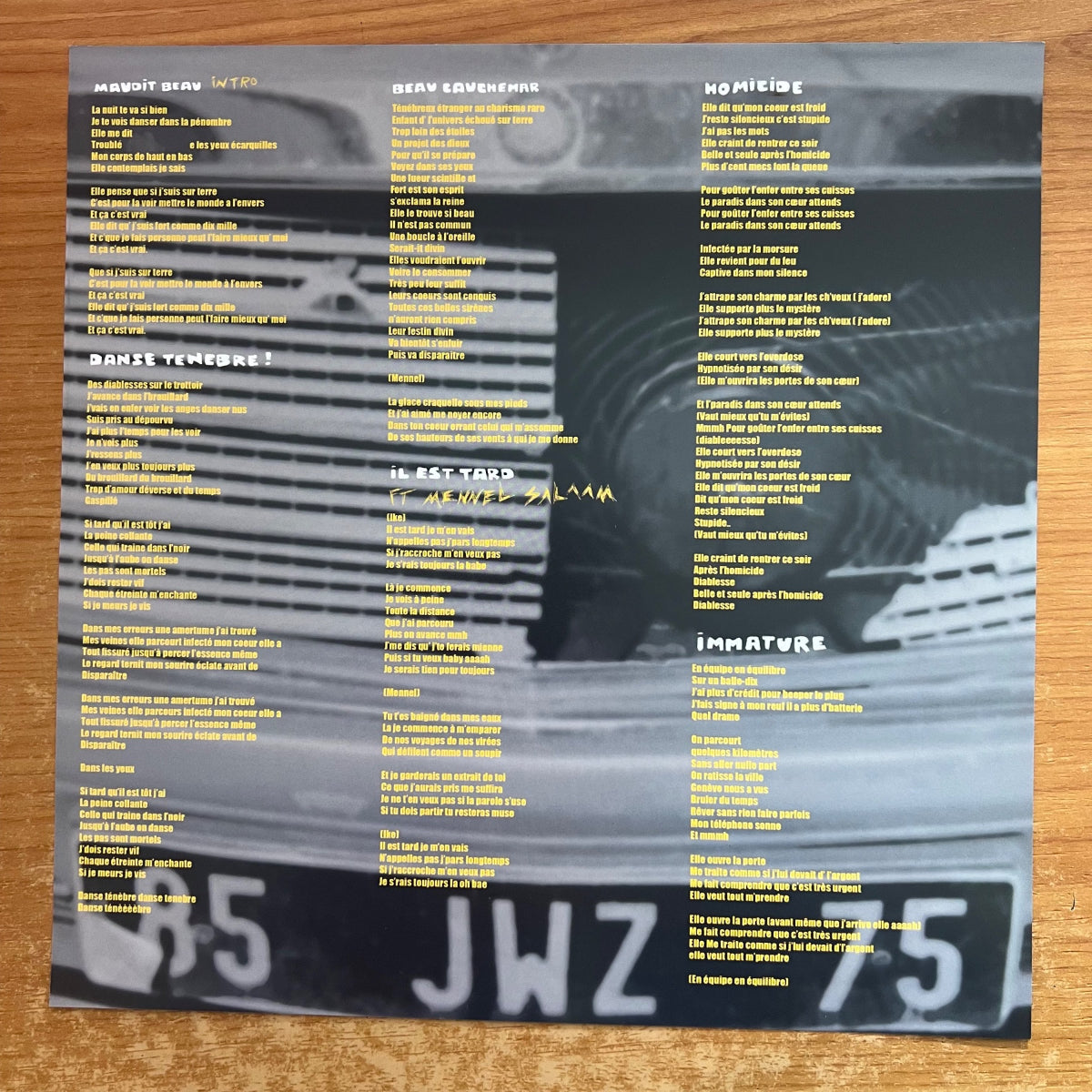 Ike Ortiz - Maudit Beau / 12" EP - 1. Swiss-Press. 2023 - (Mint & Sealed)
