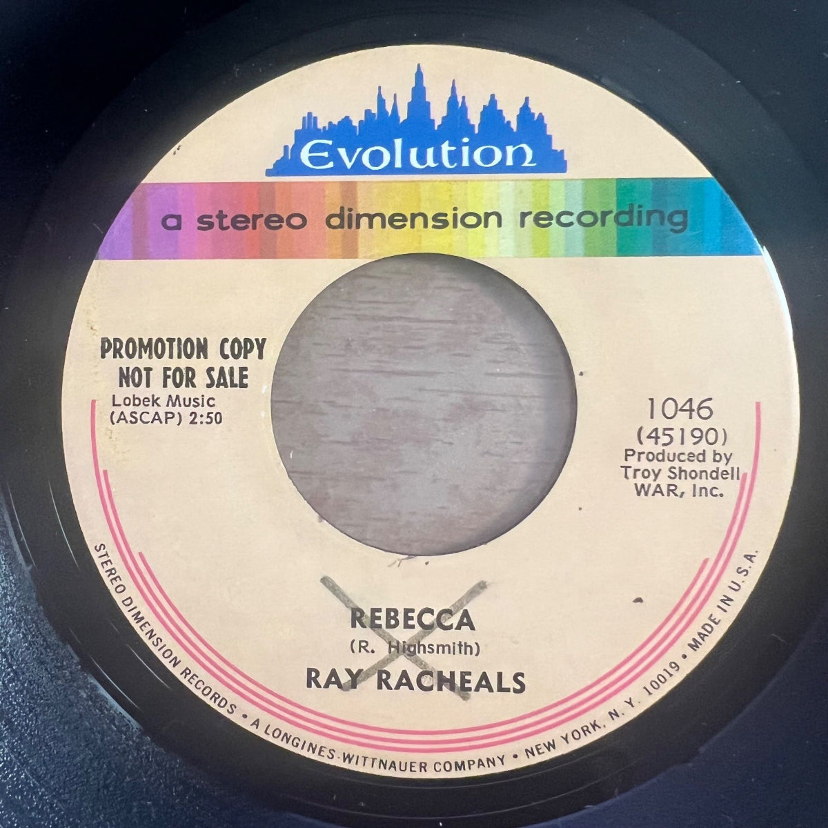 Ray Racheals - Here Comes Everybody's Baby / US-Promo 1975 - (VG++/Neutral)