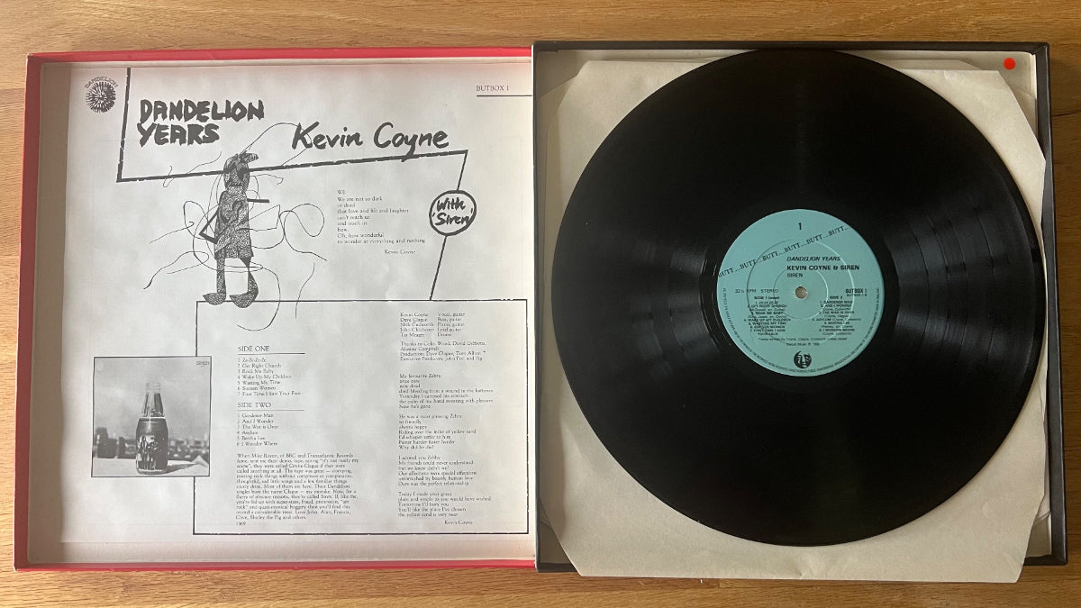 Kevin Coyne & Siren - Dandelion Years / Coffret 3 LP - 1er pressage britannique. 1980 - (M-/M-)