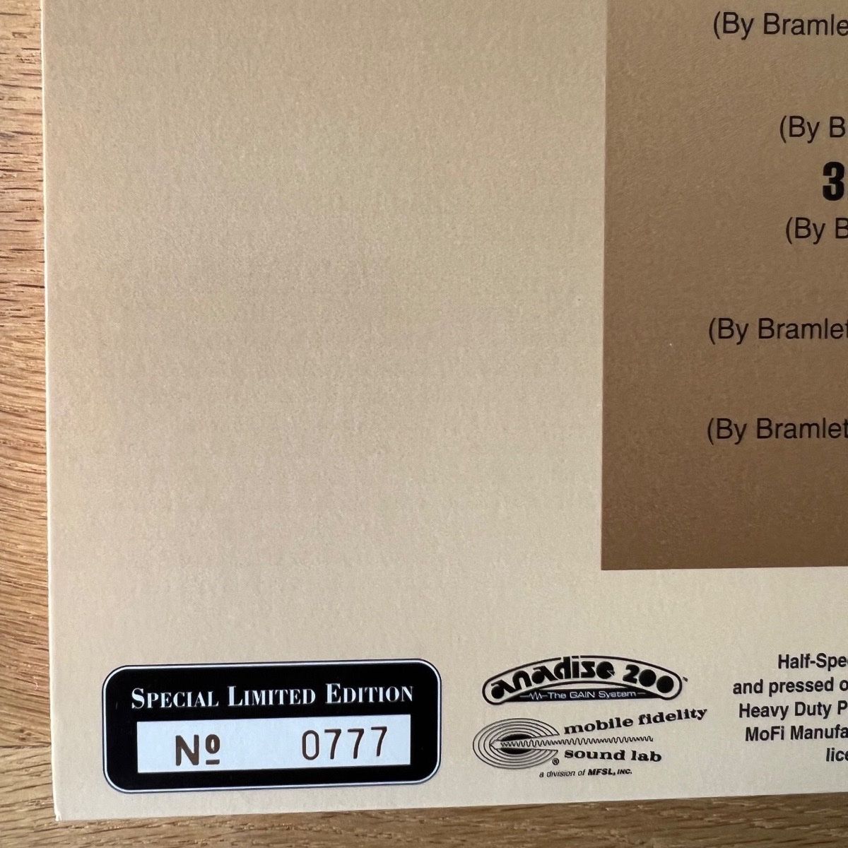 Eric Clapton - Same / Audiophile MFSL 1995 - (Neuf / Neuf)