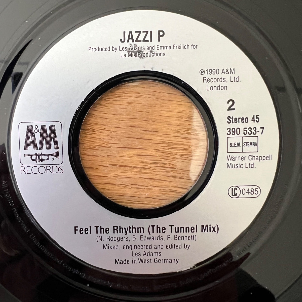 Jazzi P Feel The Rhythm / 1. D-Press. 1990 - (M-/M-)
