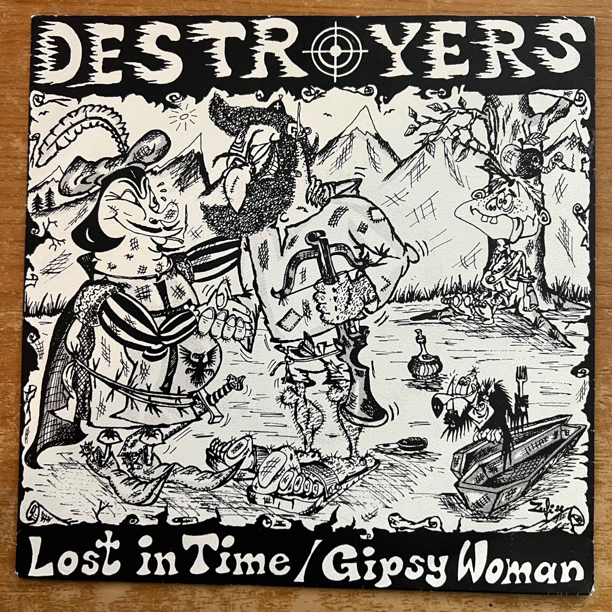 Destroyers - Lost In Time / 1. Swiss-Press. 1988 - (M-/VG++)