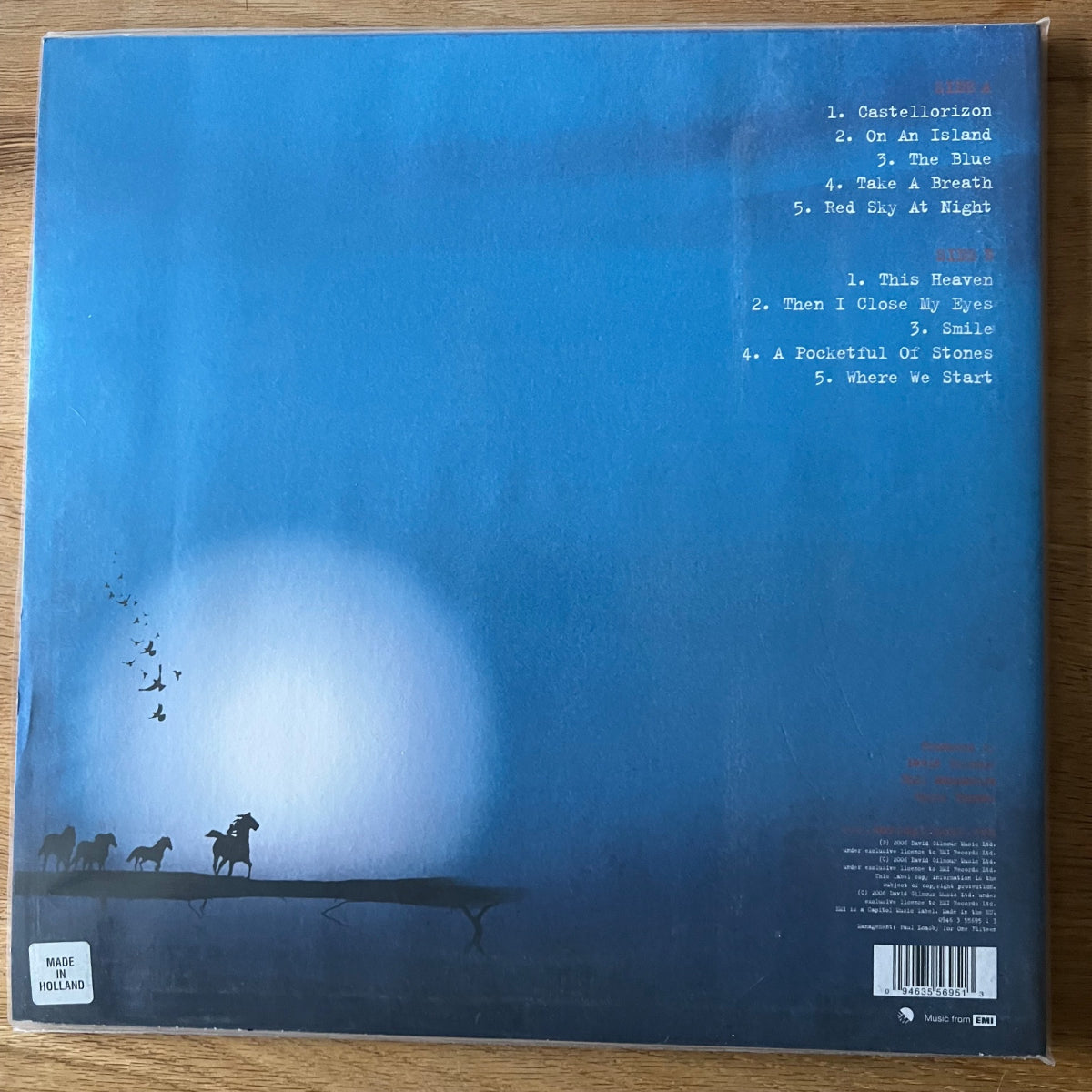 David Gilmour - Sur une île / 1. NL Press. 2006 avec affiche - (neuf)