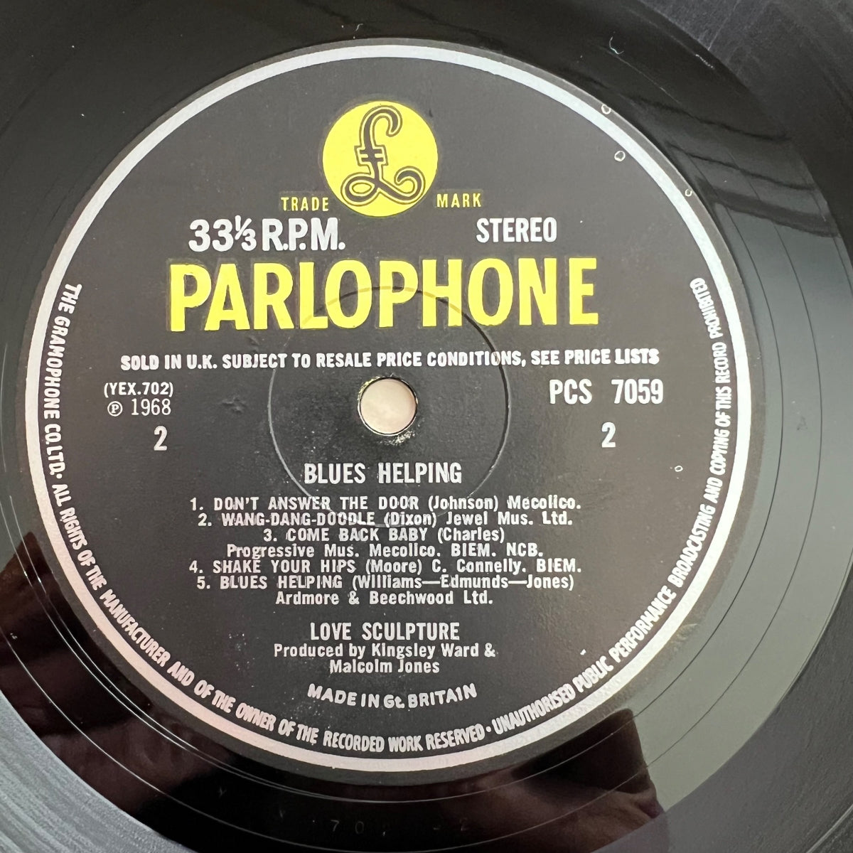 Love Sculpture - Blues Helping / 1. UK-Press. 1968 - (M-/VG++)