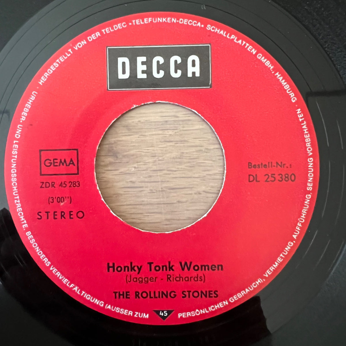 Rolling Stones - Honky Tonk Woman / 1. D-Press. 1969 - (VG+/VG++)