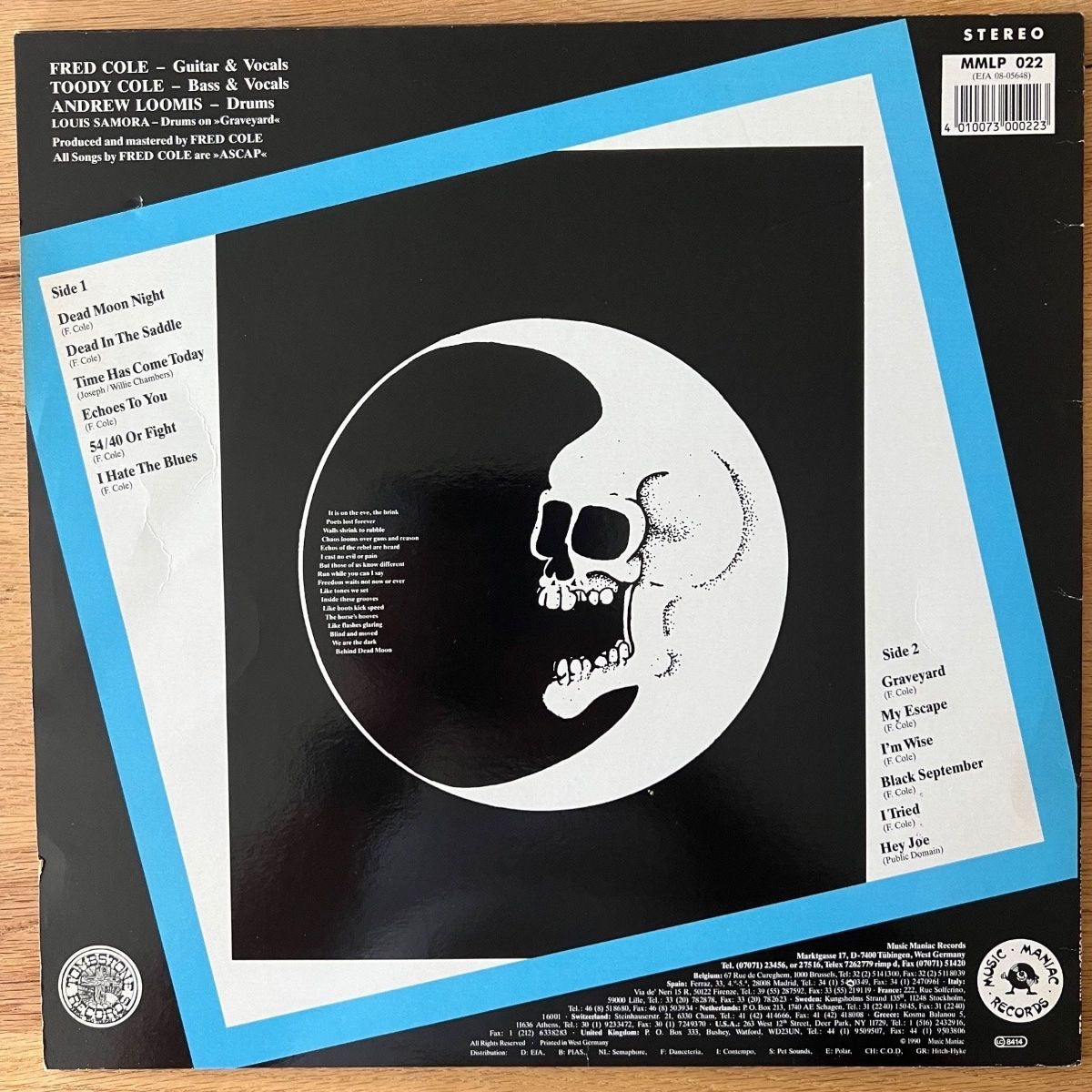 Dead Moon - Dead Moon Night / 1. D-Press. 1980 - (M-/M-)